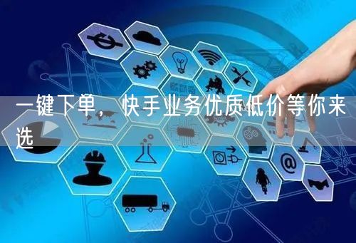 一键下单，快手业务优质低价等你来选