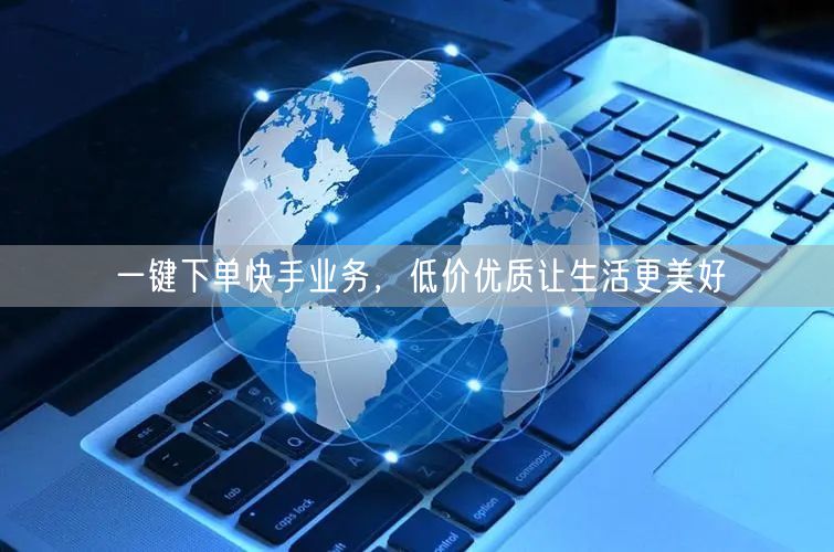 一键下单快手业务，低价优质让生活更美好