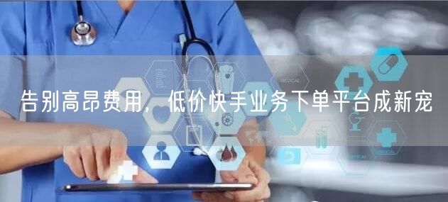 告别高昂费用，低价快手业务下单平台成新宠